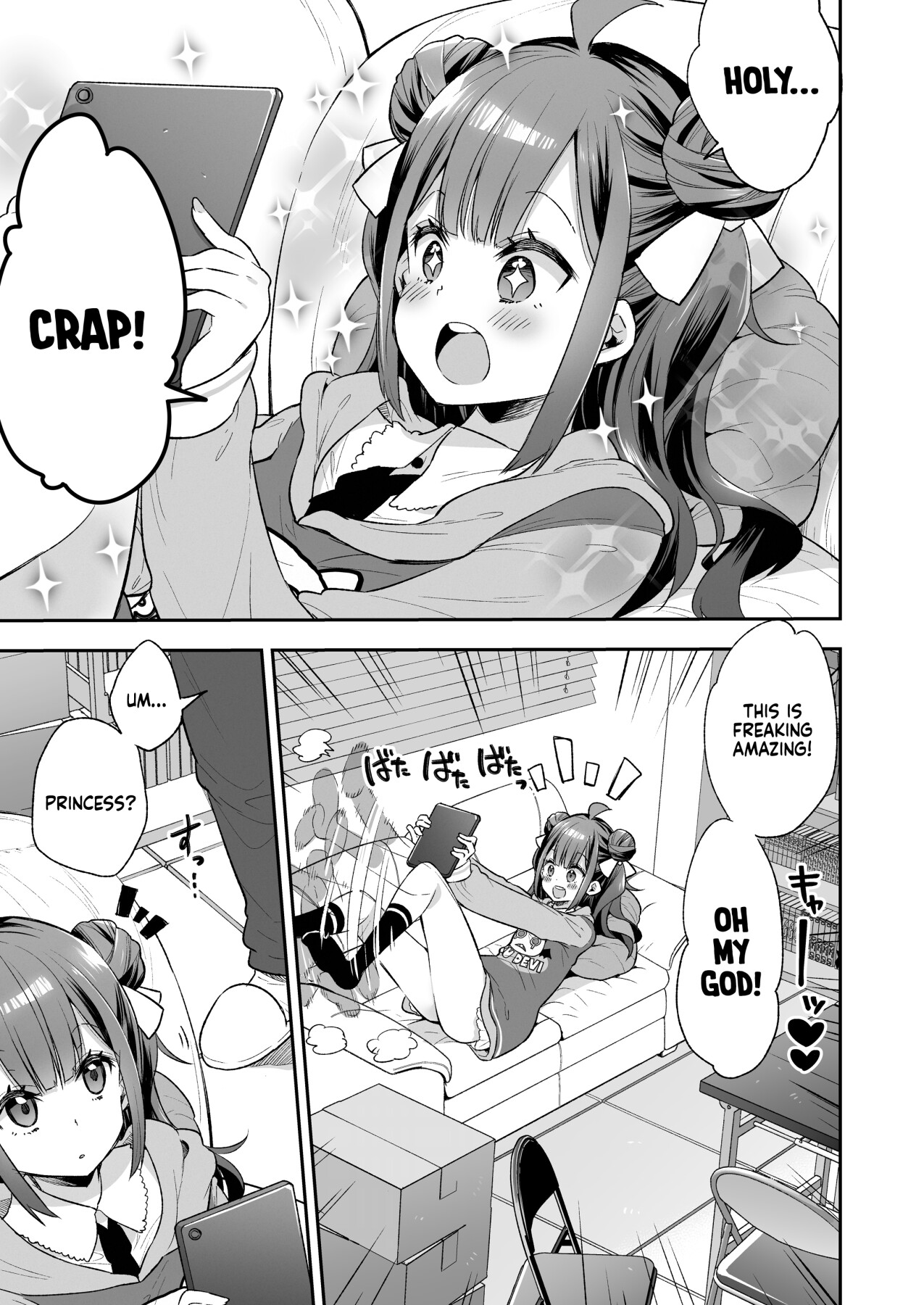 Hentai Manga Comic-The Orgasm Princess Can't Take Another Bite!-Read-3